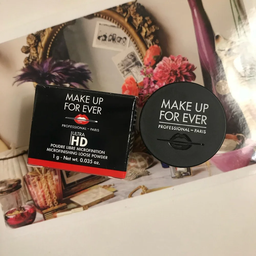 MAKE UP FOR EVER Ultra HD Microfinishing Loose Powder Mini 0.035 oz./ 1 g. New